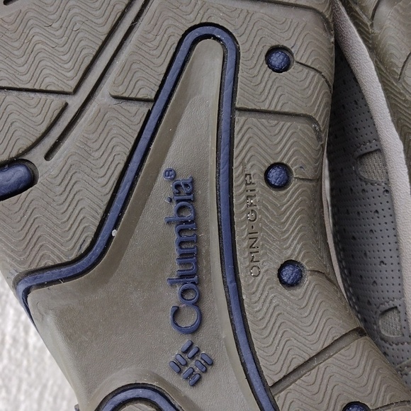 Columbia Watusi Grey Fabric Toggle Upper Round Toe Slip On Water Training Shoe - Picture 10 of 16